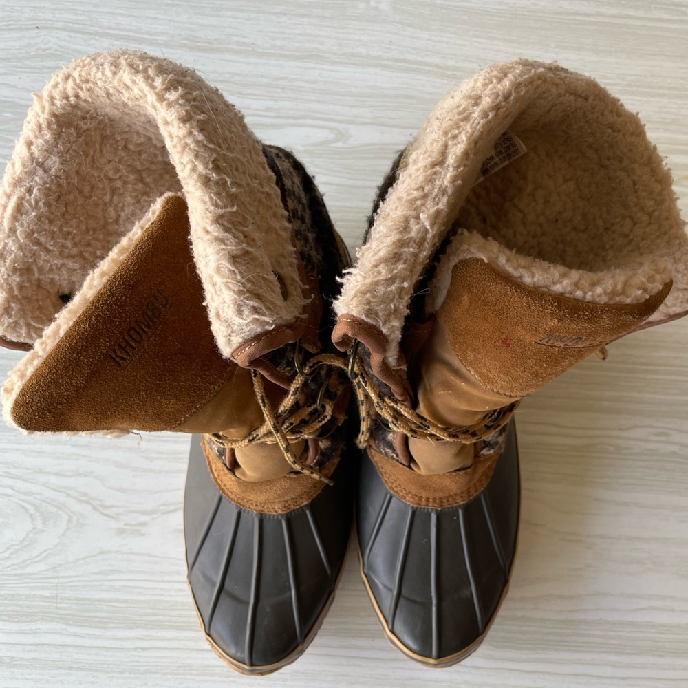 Khombu Snow Lace-Up Irene All Weather Boots - Picture 4 of 8